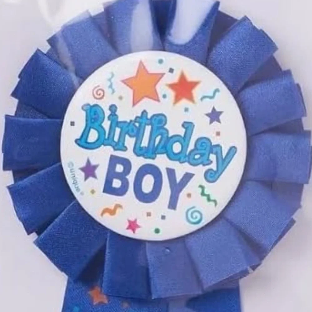 EUC Blue “Birthday Boy” Badge. Only used once!!